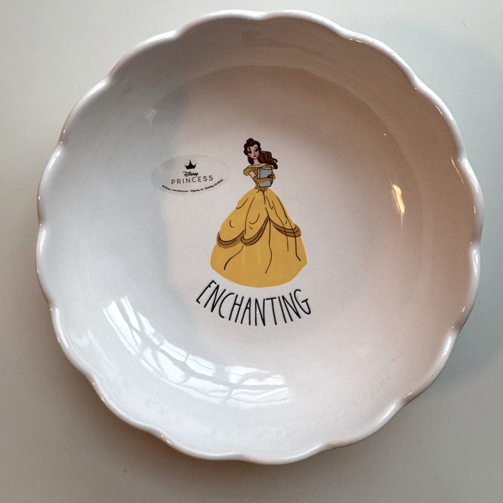 Rae Dunn Disney Beauty and the Beast Princess Belle Bowl